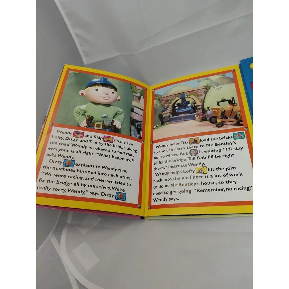Vintage 2003 Bob the Builder – Bob's Busy Building Day – Interactive Play Sound